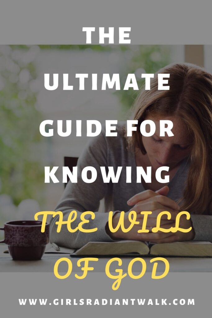 The ultimate guide for knowing the will of God. 

Understand how to pray, seek God's face and find out His will for different areas of your life.